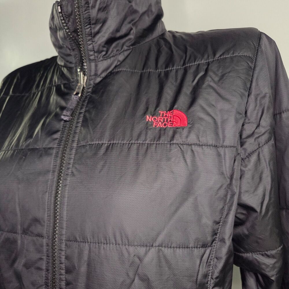 The North Face Womens Black Insulated Puffer Jacket Large